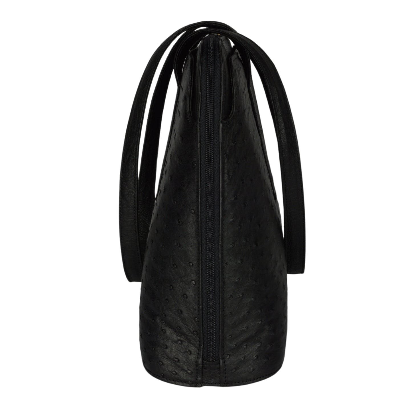 Business handbag "Die Charmante" in black with gold-colored details