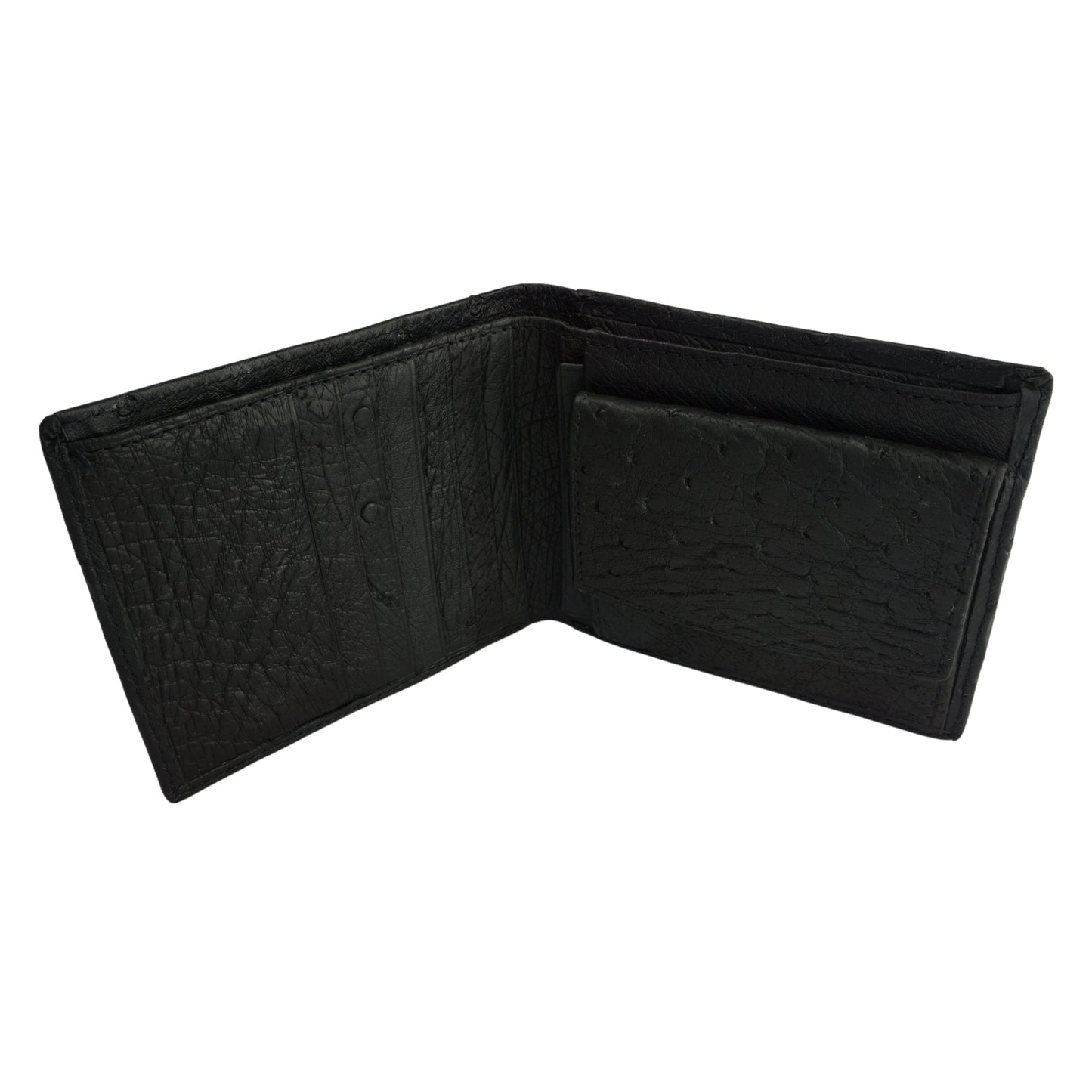 Wallet "The Timeless" in black, card slots vertical