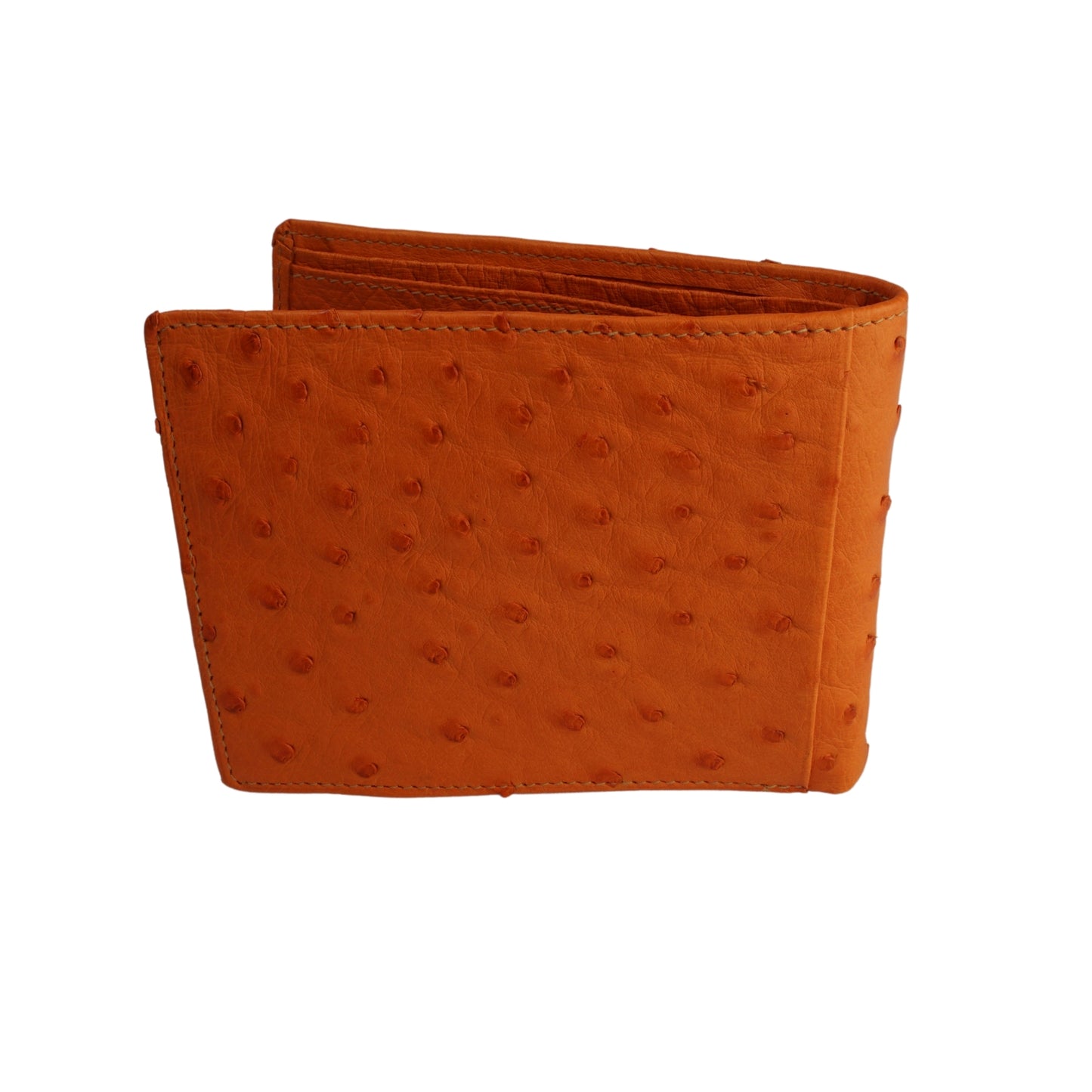 Wallet "The Timeless" in orange, card slots horizontal