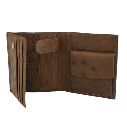 Wallet "Grande" in Chestnut, handy &amp; spacious 